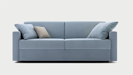 divano letto azzurro