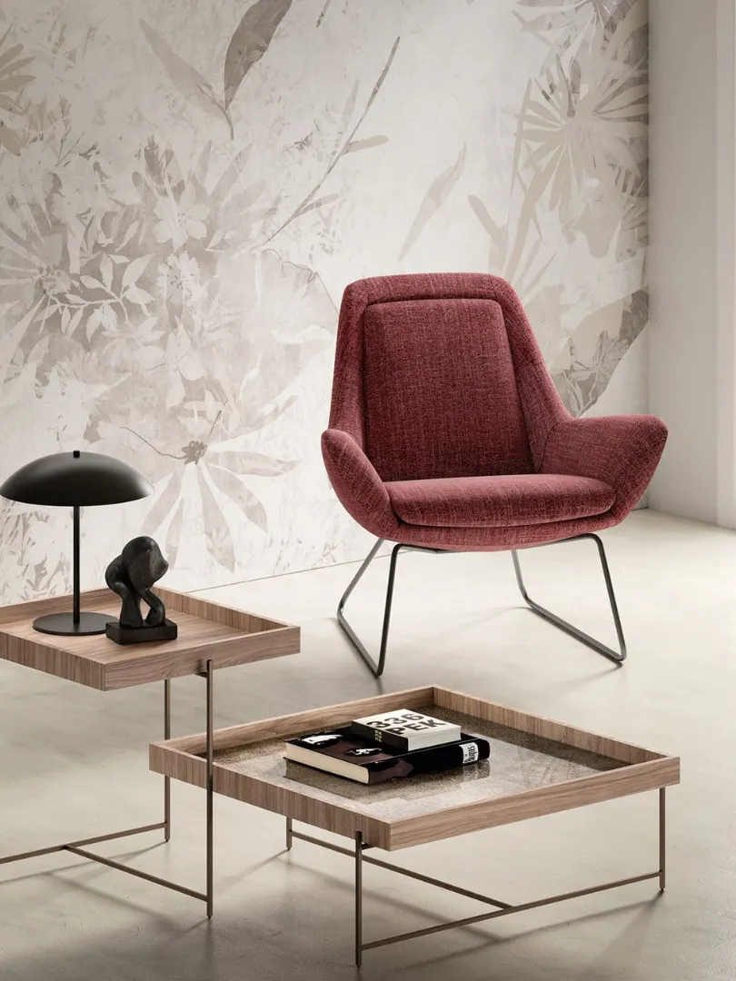 poltroncina dal design minimal